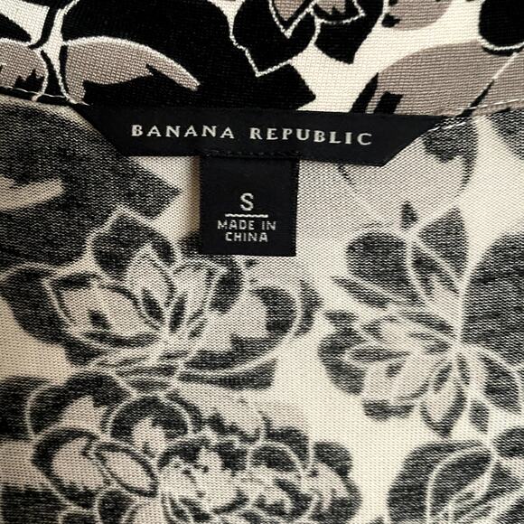 Vintage Y2K Banana Republic Silk Blend Midi Dress Small - Picture 3 of 6